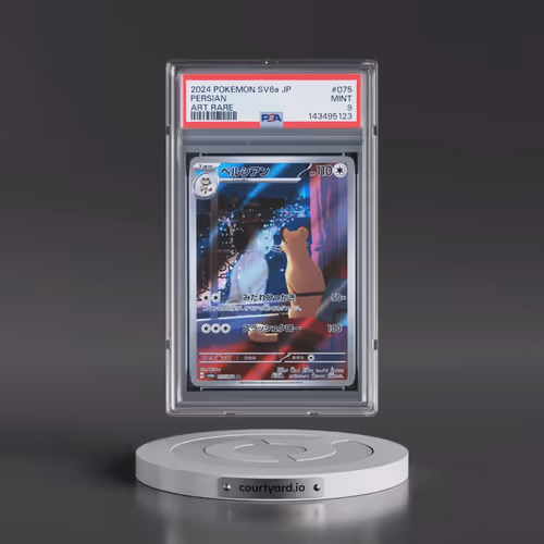 2024 Pokémon Sv6a-Night Wanderer #075 Persian - Art Rare (PSA 9 MINT)