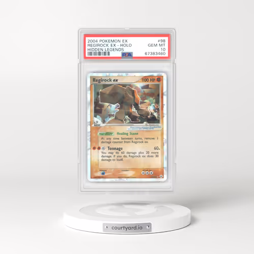 2004 Pokémon EX Hidden Legends #98 Regirock EX - Holo Holo (PSA 10 GEM MINT)