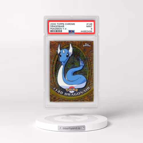2000 Topps Chrome Pokémon T.V. #148 Dragonair (PSA 9 MINT)