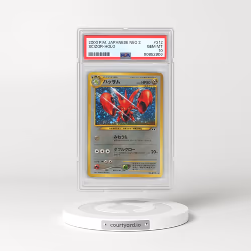 2000 Pokémon Neo 2 #212 Scizor - Holo (PSA 10 GEM MINT)