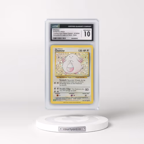 2023 Pokémon CLV-Trading Card Game Classic Venusaur & Lugia EX Deck #015 Chansey (CGC 10 GEM MINT)