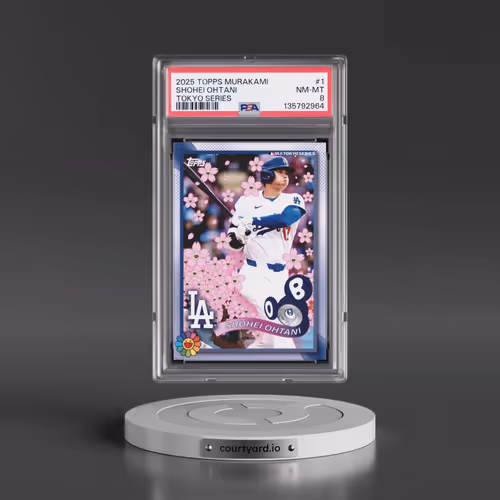 2025 Topps Takashi Murakami + MLB World Tour Tokyo Series #1 Shohei Ohtani (PSA 8 NM-MT)