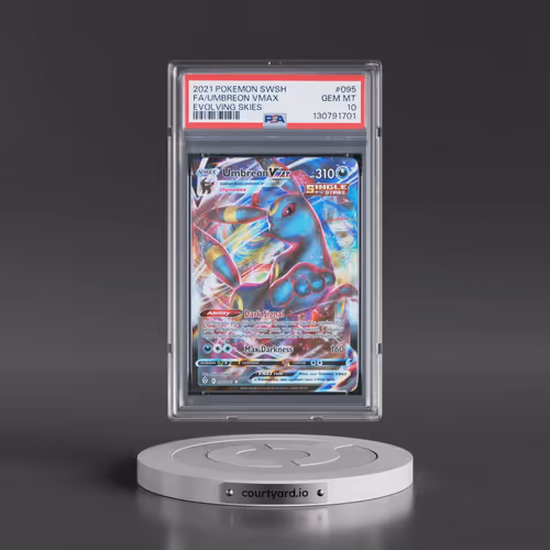 2021 Pokémon Sword & Shield Evolving Skies #095 Umbreon Vmax - Full Art (PSA 10 GEM MINT)