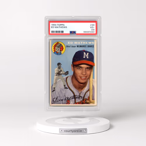 1954 Topps #30 Ed Mathews (PSA 3.5 VG+)