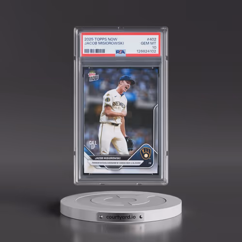 2025 Topps Now #402 Jacob Misiorowski (PSA 10 GEM MINT)