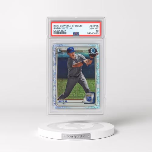 2020 Bowman Chrome Mega Box #BCP25 Bobby Witt Jr. (PSA 10 GEM MINT)
