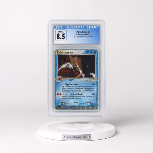2003 Pokémon EX Sandstorm #97 Kabutops EX - Holo Holo (CGC 8.5 NM-MT+)