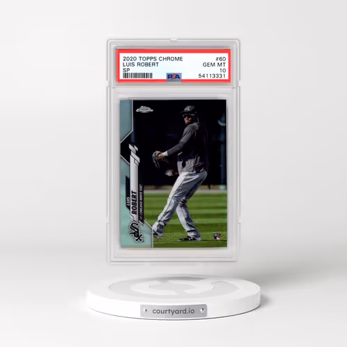 2020 Topps Chrome #60 Luis Robert - SP (PSA 10 GEM MINT)