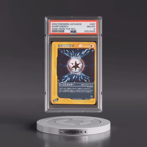 2002 Pokémon Wind From the Sea #087 Warp Energy (PSA 8 NM-MT)