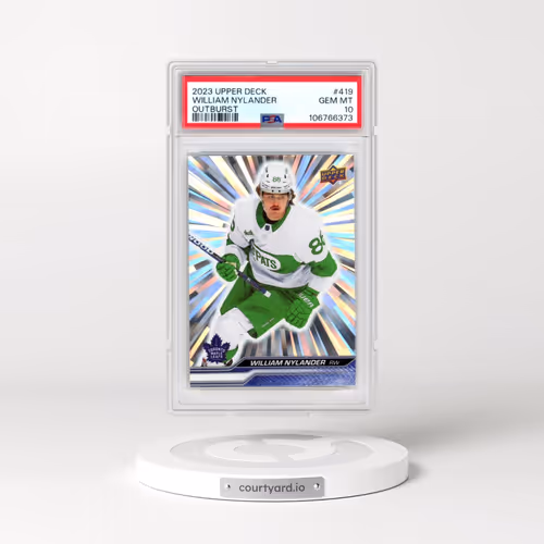 2023 Upper Deck #419 William Nylander - Outburst (PSA 10 GEM MINT)