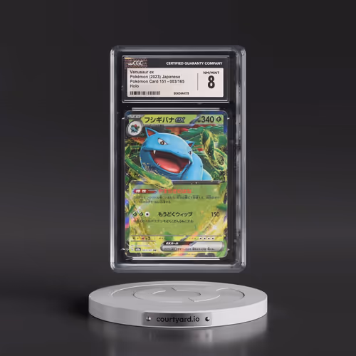 2023 Pokémon Card 151 #003/165 Venusaur ex - Holo (CGC 8 NM-MT)