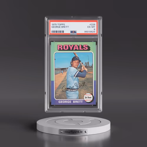 1975 Topps #228 George Brett (PSA 6 EX-MT)