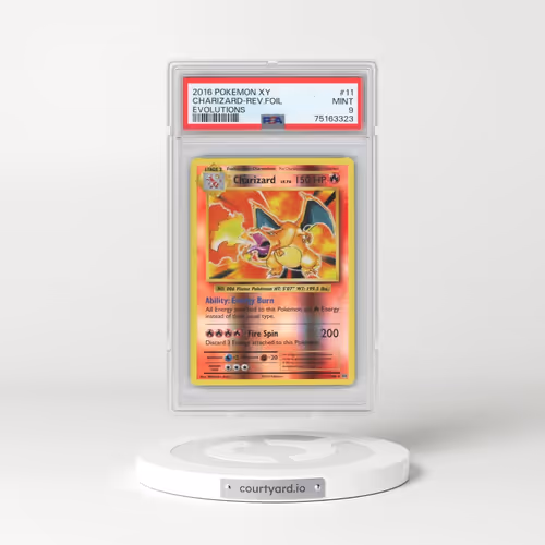 2016 Pokémon XY Evolutions #11 Charizard - Reverse Foil (PSA 9 MINT)