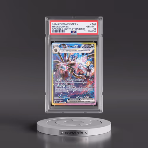 2024 Pokémon Ssp EN-Surging Sparks #240 Hydreigon EX - Holo Special Illustration Rare (PSA 10 GEM MI