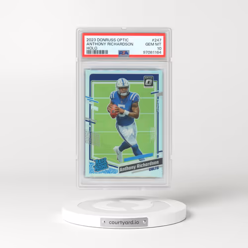 2023 Panini Donruss Optic #247 Anthony Richardson - Holo (PSA 10 GEM MINT)