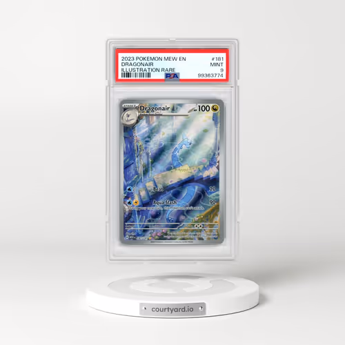 2023 Pokémon Mew EN-151 #181 Dragonair - Illustration Rare (PSA 9 MINT)