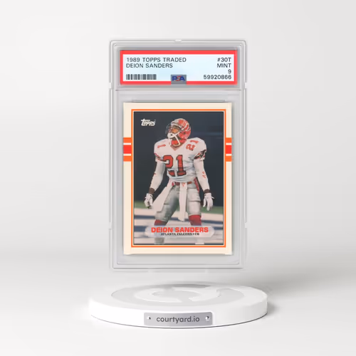 1989 Topps Traded #30T Deion Sanders (PSA 9 MINT)
