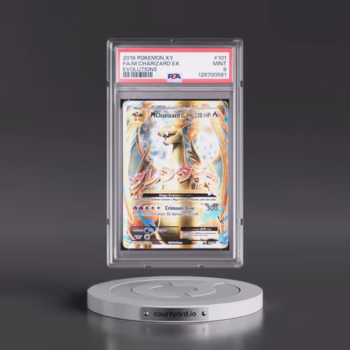 2016 Pokémon XY Evolutions #101 M Charizard EX - Holo Full Art (PSA 9 MINT)