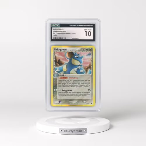 2006 EX Dragon Frontiers #7/101 Nidoqueen δ - Holo (CGC 10 GEM MINT)