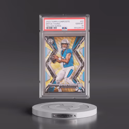 2023 Topps Composite #97 Bryce Young - Yellow Surge (PSA 10 GEM MINT)
