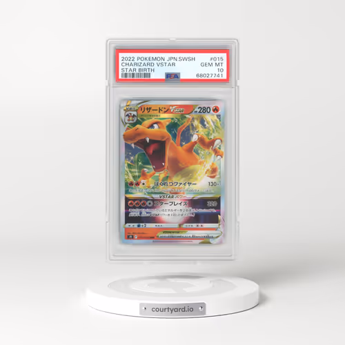 2022 Pokémon Sword & Shield Star Birth #015 Charizard Vstar (PSA 10 GEM MINT)