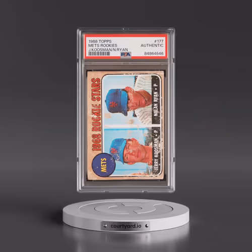 1968 Topps #177 Mets Rookies - J.Koosman/N.Ryan (PSA AUTHENTIC)