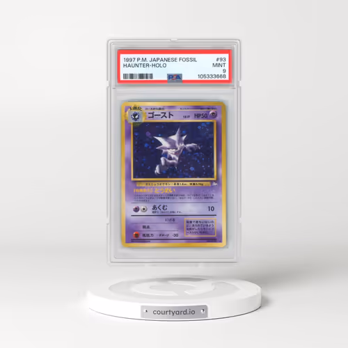 1997 Pokémon Fossil #93 Haunter - Holo (PSA 9 MINT)