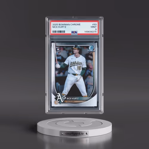 2025 Bowman Chrome #93 Nick Kurtz (PSA 9 MINT)