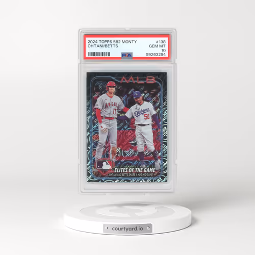 2024 Topps 582 Montgomery Set #138 Mookie Betts/Shohei Ohtani (PSA 10 GEM MINT)