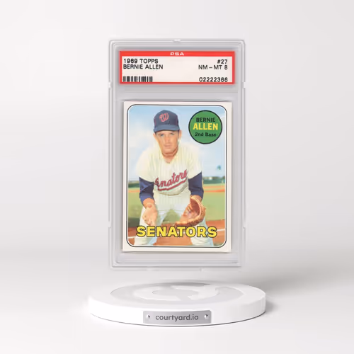 1969 Topps #27 Bernie Allen (PSA 8 NM-MT)
