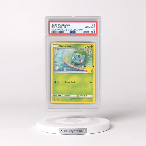2021 Pokémon Mcdonald's Collection #1 Bulbasaur (PSA 10 GEM MINT)
