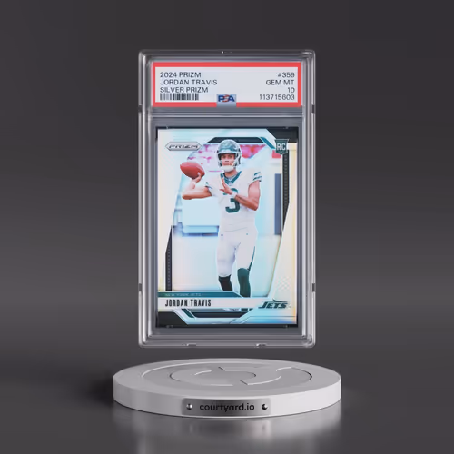 2024 Panini Prizm #359 Jordan Travis - Silver Prizm (PSA 10 GEM MINT)