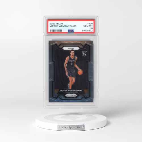 2023 Panini Prizm #136 Victor Wembanyama (PSA 10 GEM MINT)