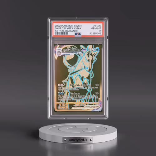 2022 Pokémon Sword & Shield Astral Radiance #TG29 Ice Rider Calyrex Vmax - Full Art (PSA 10 GEM MINT