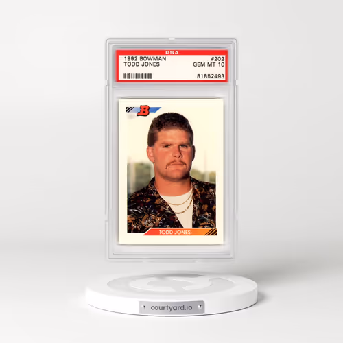 1992 Bowman #202 Todd Jones (PSA 10 GEM MINT)