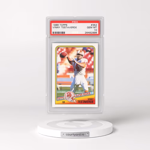 1988 Topps #352 Vinny Testaverde (PSA 10 GEM MINT)