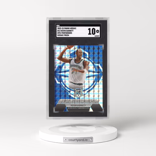 2022 Panini Mosaic Epic Performers #13 Kevin Garnett - Mosaic (SGC 10 GEM MINT)