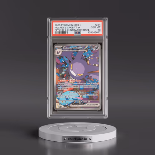 2025 Pokémon Dri EN-Destined Rivals #234 Team Rocket's Crobat EX - Holo Special Illustration Rare (P
