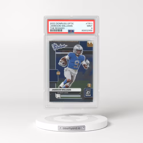 2022 Panini Donruss Optic the Rookies #TR11 Jameson Williams (PSA 9 MINT)