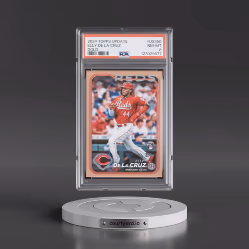 2024 Topps Update #US350 Elly de La Cruz - Gold (PSA 8 NM-MT)