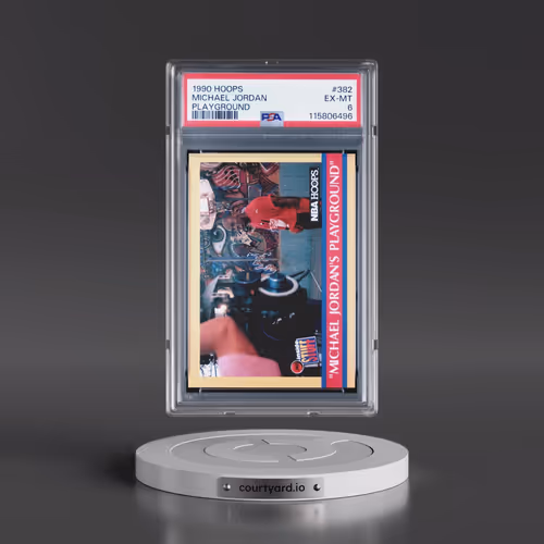 1990 Hoops #382 Michael Jordan Playground (PSA 6 EX-MT)