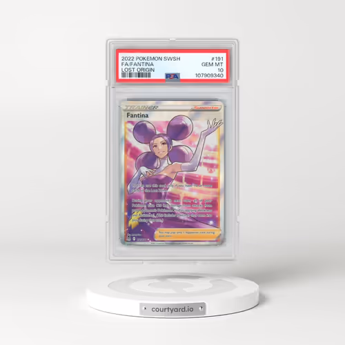 2022 Pokémon Sword & Shield Lost Origin #191 Fantina - Full Art (PSA 10 GEM MINT)