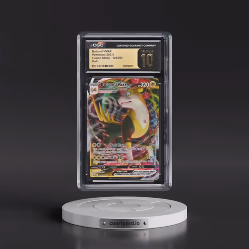 2019 Fusion Strike #104/264 Boltund VMAX - Holo (CGC 10 PRISTINE)