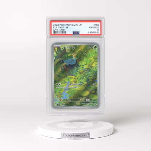 2023 Pokémon Sv2a-Pokemon 151 #166 Bulbasaur - Art Rare (PSA 10 GEM MINT)