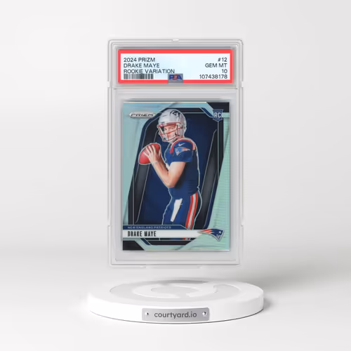 2024 Panini Prizm Rookie Variation #12 Drake Maye (PSA 10 GEM MINT)