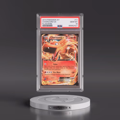 2014 Pokémon XY Flashfire #11 Charizard EX - Holo (PSA 10 GEM MINT)