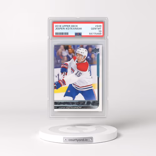 2018 Upper Deck #249 Jesperi Kotkaniemi (PSA 10 GEM MINT)