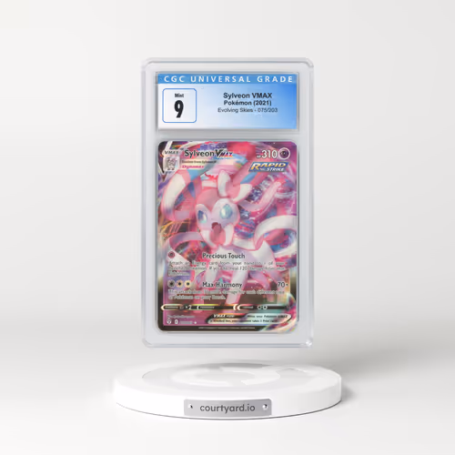 2021 Evolving Skies #75 Sylveon VMAX - Full Art Holo (CGC 9 MINT)