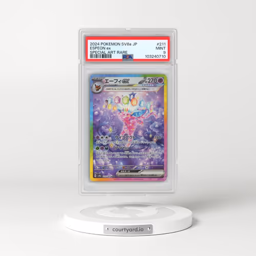 2024 Pokémon Sv8a-Terastal Fest EX #211 Espeon EX - Holo Special Art Rare (PSA 9 MINT)