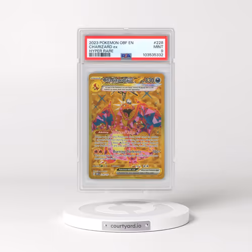 2023 Pokémon Obf EN-Obsidian Flames #228 Charizard EX - Holo Hyper Rare (PSA 9 MINT)